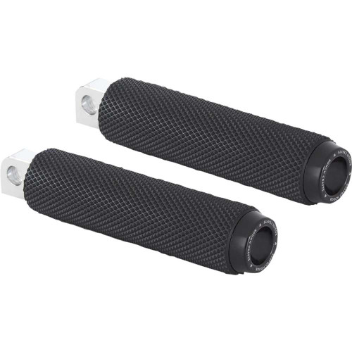 ROUGH CRAFTS RC400000 Rough Crafts Foot Peg - Black - Knurled Rc-400-000