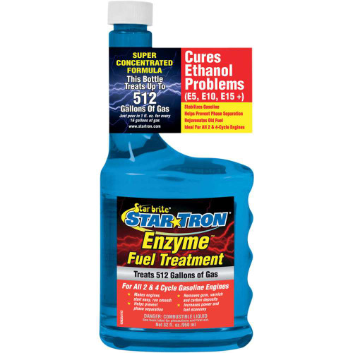 STAR TRON 093032 Star Tron Enzyme Fuel Treatment - 32 U.S. Fl Oz. 093032