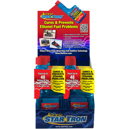 Star Tron Enzyme Fuel Treatment - 8 U.S. Fl Oz. Each - 6 Pack With Display 14616