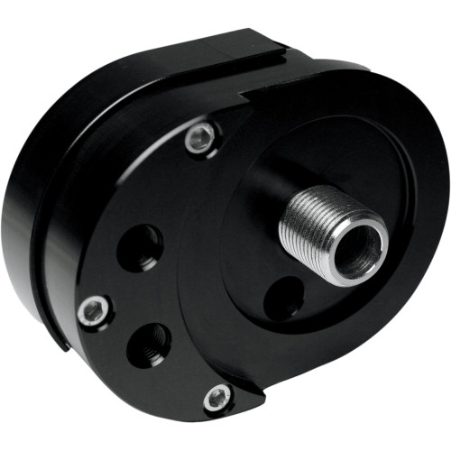 Feuling Oil Pump Corp. Offset Oil Filter Mount - Black 2022