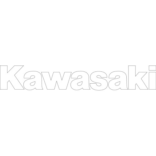 Factory Effex Kawasaki Decal - White - 3' 09-94130