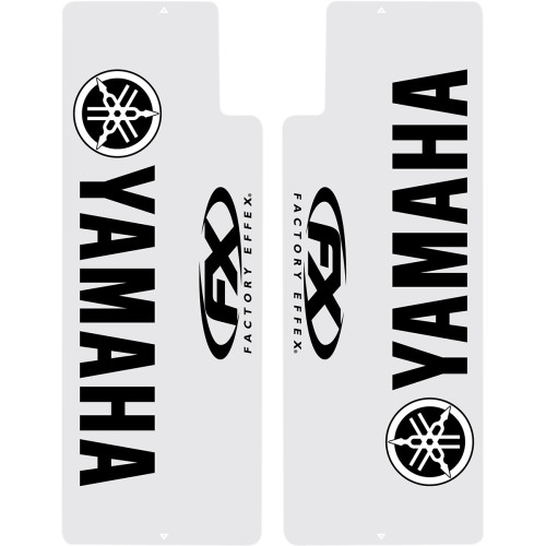 Factory Effex Fork Shield Decal - Upper - Yamaha - Black 06-38206