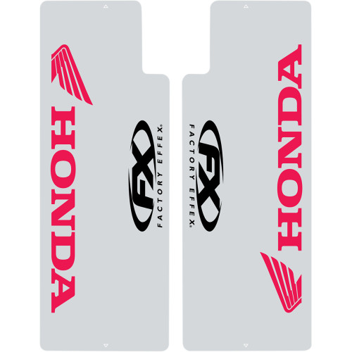 Factory Effex Fork Shield Decal - Upper - Honda - Red 06-38302