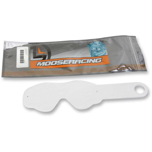 MOOSE RACING 26020707 Moose Racing Qualifier Youth Tear-Offs - Clear - 10 Pack 2602-0707