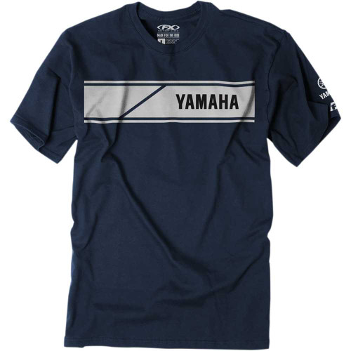 FACTORY EFFEX 2287228 Factory Effex Yamaha Speed Block T-Shirt - Navy - 2Xl 22-87228