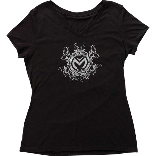 MOOSE RACING 30314025 Moose Racing Women'S Filigree T-Shirt - Black - Medium 3031-4025