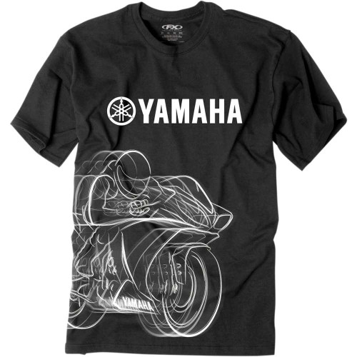 FACTORY EFFEX 1688282 Factory Effex Yamaha R1 T-Shirt - Black - Large 16-88282