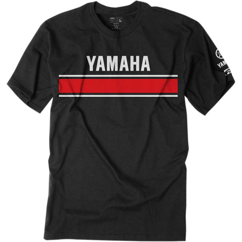 FACTORY EFFEX 2087204 Factory Effex Yamaha Retro T-Shirt - Black - Large 20-87204