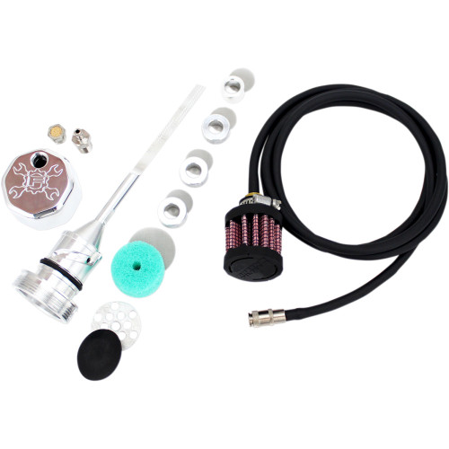 Feuling Oil Pump Corp. Vented Dipstick - Polished - M8 Softail 3085
