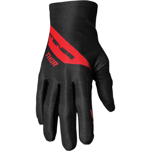 Thor Intense Dart Gloves - Black/Red - Small