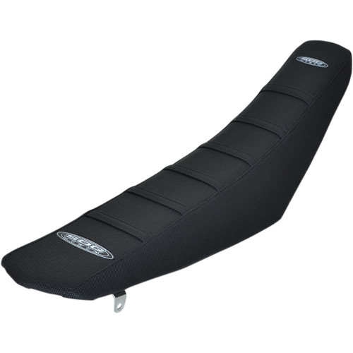 SDG 95943 Sdg 6-Ribbed Seat Cover - Black Ribs/Black Top/Black Sides 95943