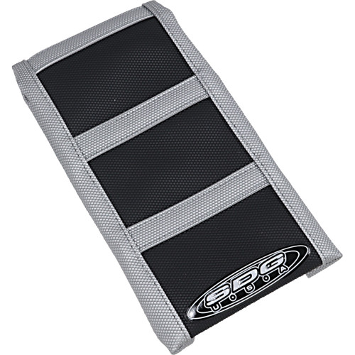 Sdg 6-Ribbed Seat Cover - Gray Ribs/Black Top/Gray Sides 95940Xkx