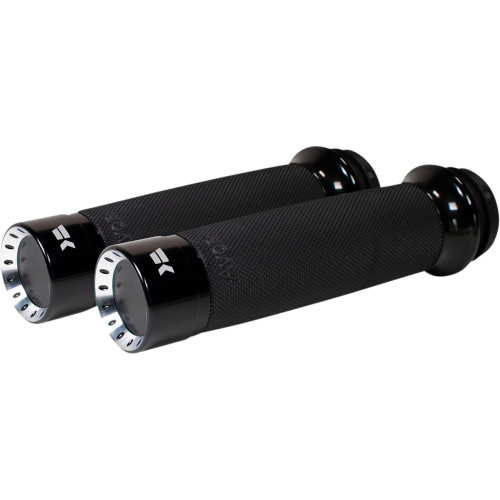 Khrome Werks Grips - Turbine - Custom Contour - Tbw - Black 500120