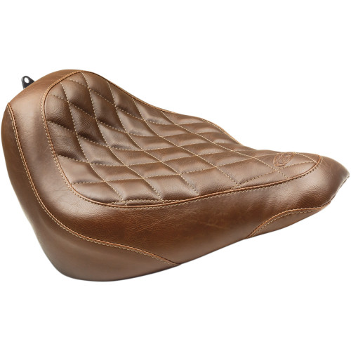 Mustang Seat - Wide Tripper Solo - Without Backrest - Diamond - Brown 83053