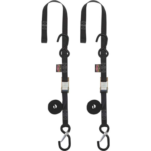 POWERTYE MFG. 23622SR Powertye Mfg. Cam Buckle - Sewn-In Soft-Tye - 1" X 5-1/2' - Black 23622-Sr