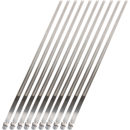 Dei Positive Locking Ties - 1/2" X 20" - Stainless Steel 010213 Dei Positive Locking Ties - 1/2" X 20" - Stainless Steel 010213