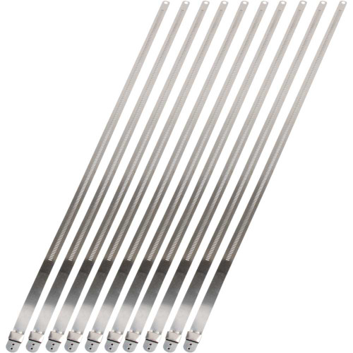 DEI 010213 Dei Positive Locking Ties - 1/2" X 20" - Stainless Steel 010213