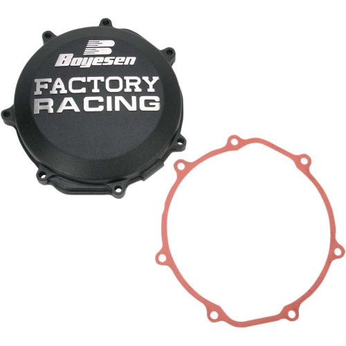 BOYESEN CC38CB Boyesen Clutch Cover - Black - Yamaha Cc-38Cb