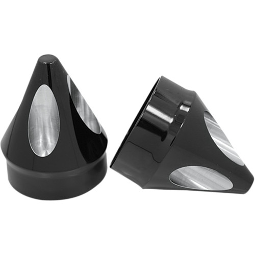 Avon Grips Front Axle Nut Cover - Black - Spike - Large/Small Axl-Spk-An-Tour