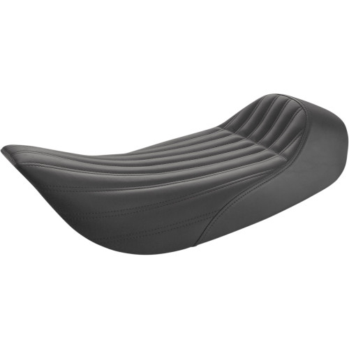 Saddlemen Knuckle Solo Seat - Ribbed - Black 897-06-0023