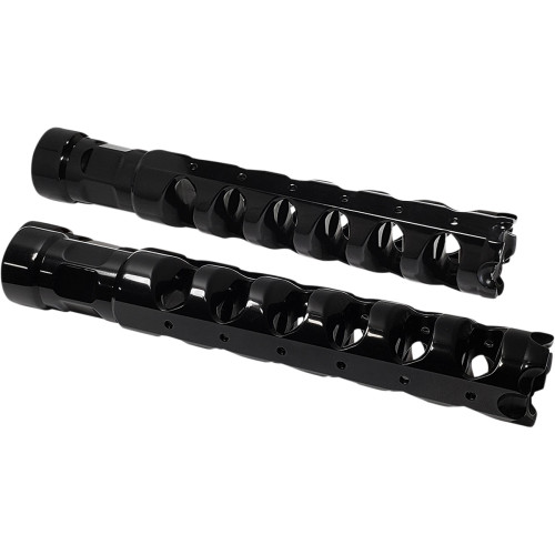 Accutronix Muzzle Break Footpegs - Rigid Mount - Black Pf121-Akb