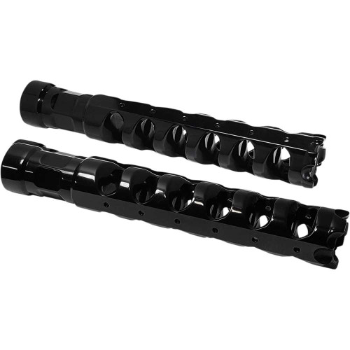 ACCUTRONIX PF121AKB Accutronix Muzzle Break Footpegs - Rigid Mount - Black Pf121-Akb