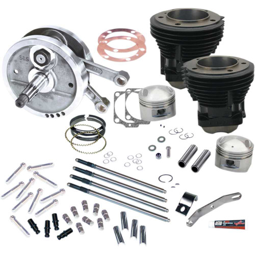 S&S CYCLE 919134 S&S Cycle 96" Sidewinder Big Bore Stroker Engine Performance Kit 91-9134