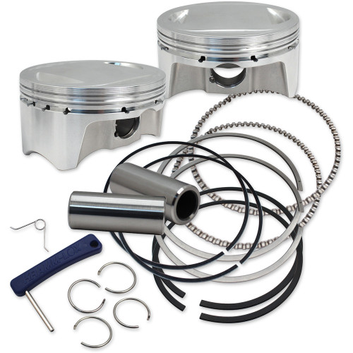 S&S Cycle Big Bore Forged Piston Kit - 107" Twin Cam - Standard 920-0100