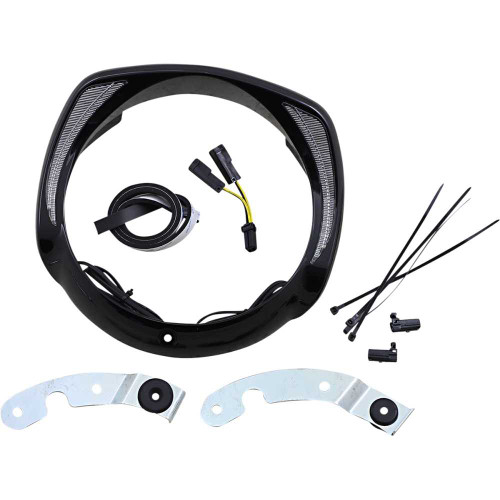 CIRO 45201 Ciro Headlight Bezel - Black 45201