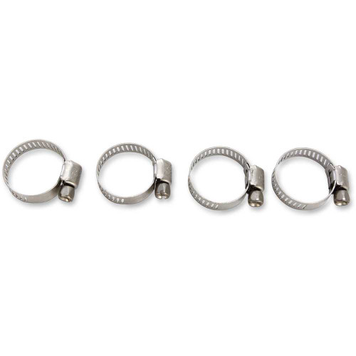 MOOSE RACING 1146408 Moose Racing Clamp Hose - Stainless Steel - 10-25 Mm - 4-Pack 114-6408