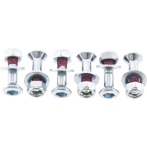 Bolt Fastener Kit - Hub-Savers/Sprocket - Double Locked - Silver - 6 Pack - Honda 2008-Hs.Crf