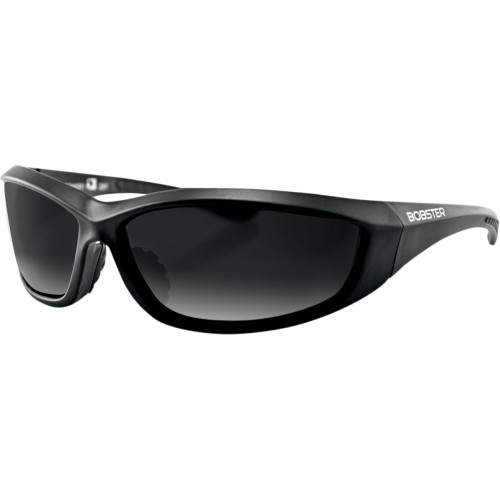 Bobster Charger Sunglasses - Gloss Black - Smoke Echa001