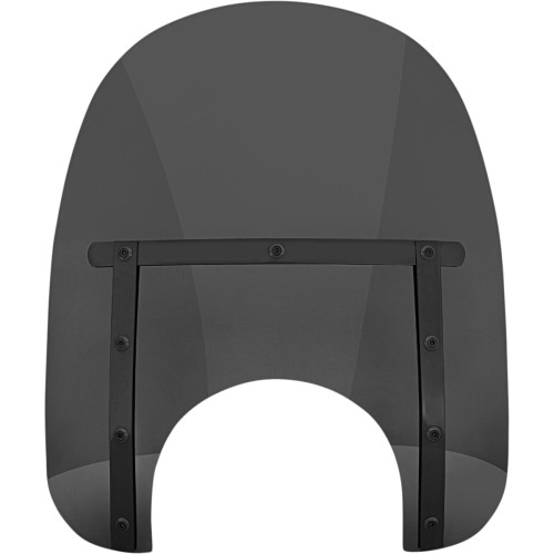 Memphis Shades Memphis Slim Windshield - 15" - 9" Headlight Cutout - Dark Black Smoke Meb41210