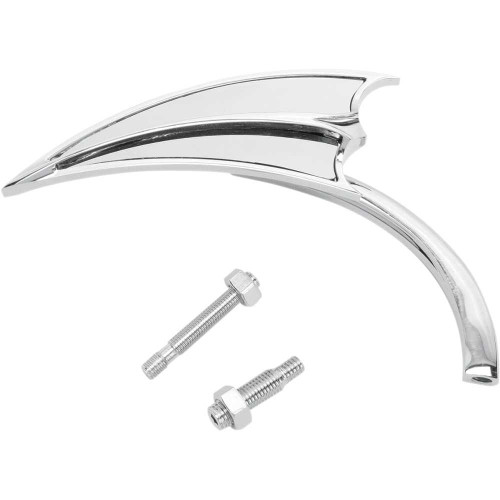 ARLEN NESS 13061 Arlen Ness Mirror - Micro - Scoop - Side View - Triangle - Chrome - Right 13-061