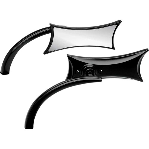 ARLEN NESS 13418 Arlen Ness Mirror - Micro - Four-Point - Side View - Rectangle - Black - Left 13-418
