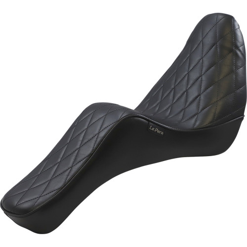 Le Pera Cherokee Seat - Diamond - Black - Softail '18-'23 Lyx-020Dm