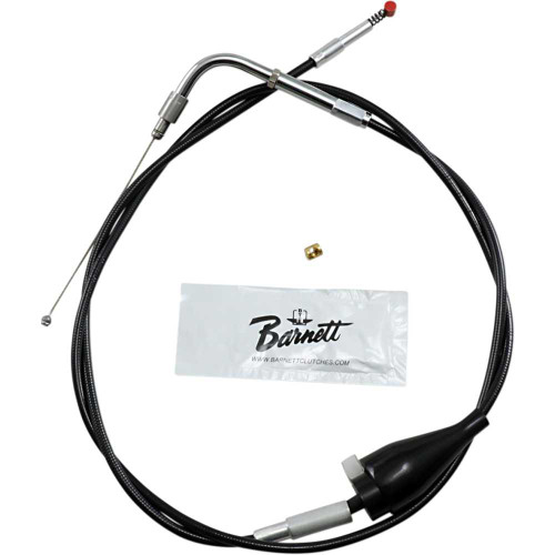 BARNETT 1.01E+11 Barnett Black Vinyl Idle Cable - Cruise - +6" 101-30-41002-06