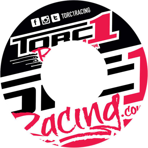 TORC1 81120402 Torc1 Grip Donuts - Red/Black 8112-0402