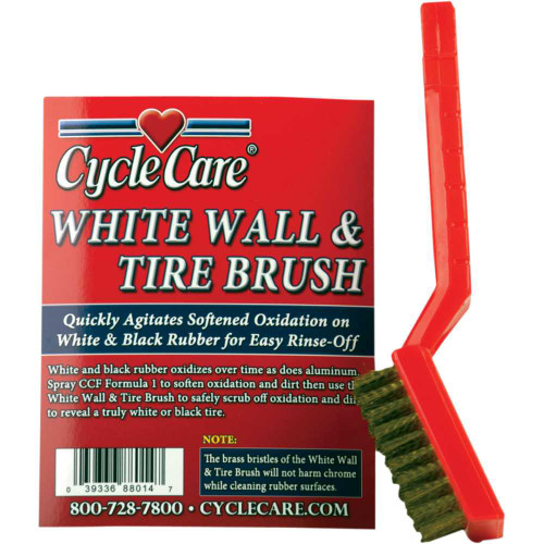 CYCLE CARE FORMULAS 88014 Cycle Care Formulas Whitewall Tire Brush 88014