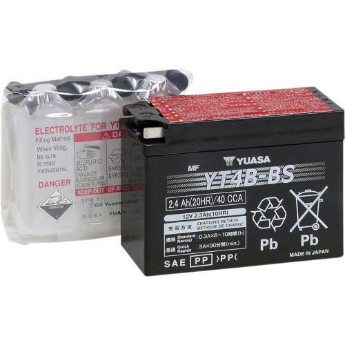 YUASA YUAM62T4B Yuasa Agm Battery - Yt4B-Bs - .12 L Yuam62T4B
