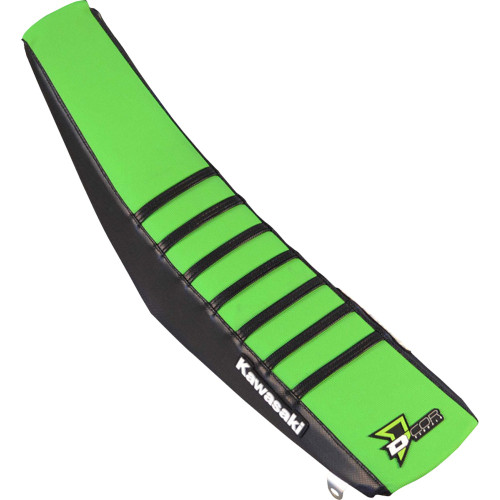 D'Cor Visuals Seat Cover - Black/Green - Kx '14-'24 30-20-102 D'Cor Visuals Seat Cover - Black/Green - Kx '14-'24 30-20-102