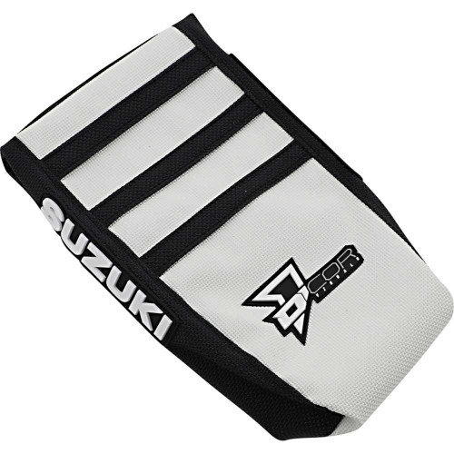D'COR VISUALS 3040455 D'Cor Visuals Seat Cover - Black/White - Rmz250/450 '04-'18 30-40-455