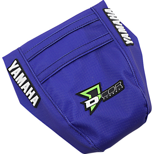 D'Cor Visuals Seat Cover - Black/Green/Blue - Yz '02-'21 30-50-132 D'Cor Visuals Seat Cover - Black/Green/Blue - Yz '02-'21 30-50-132