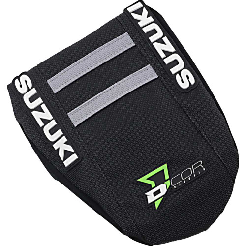 D'COR VISUALS 3040465 D'Cor Visuals Seat Cover - Black/Gray - Rmz250/450 '18-'24 30-40-465