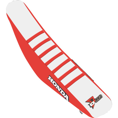 D'Cor Visuals Seat Cover - Red/White - Crf '21-'24 30-10-504 D'Cor Visuals Seat Cover - Red/White - Crf '21-'24 30-10-504