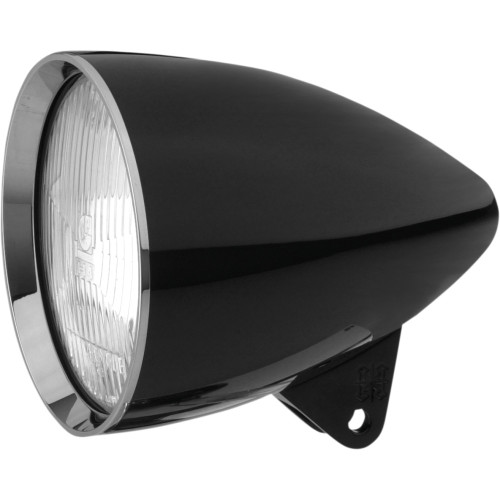 Headwinds 5 3/4" Headlight Housing - Black - Concours Rocket Smooth 1-5800Zcza
