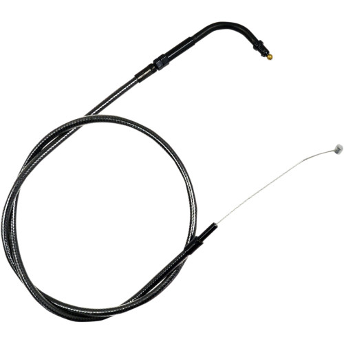 La Choppers Midnight Braided Handlebar Throttle Cable - 18" - 20" La-8320Th19M La Choppers Midnight Braided Handlebar Throttle Cable - 18" - 20" La-8320Th19M