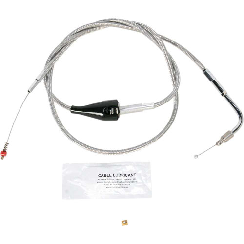 BARNETT 10230410018 Barnett Stainless Steel Idle Cable - Cruise - +8" 102-30-41001-8