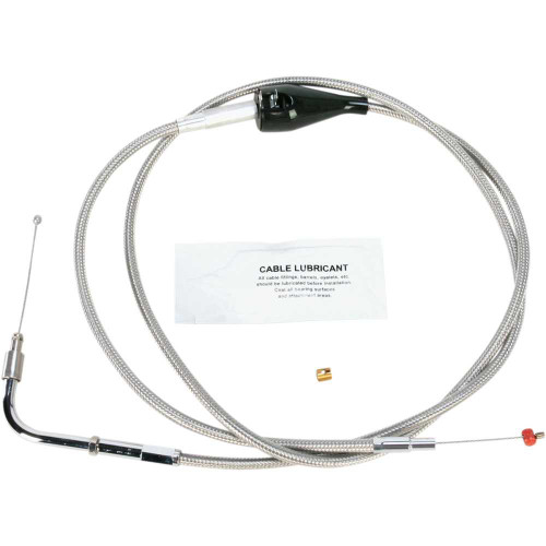 BARNETT 10230410048 Barnett Stainless Steel Idle Cable - Cruise - +8" 102-30-41004-8