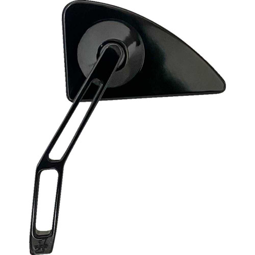 PRO-ONE PERF.MFG. 102120B Pro-One Perf.Mfg. Mirror - Mini W/V2 Cut-Out Stem - Black - Left 102120B